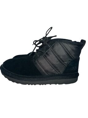 UGG Women’s Black Suede Lace-Up Ankle Neumel II Chukka Boots- Size 6